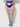 Blue lingerie set with sheer stockings on a neutral background