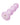 Lavender Haze Beaded Anal Plug - Lavender/White