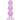 Lavender Haze Beaded Anal Plug - Lavender/White