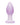 Lavender Haze Ridge Anal Plug - Lavender/White