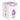 M'Lady Flickering Tongue Rose Vibrator - Purple front of box