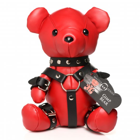 Master Series Gimp BDSM Bear - Red Adult Toy Box Master Series Gimp BDSM Bear - Red Adult Toy Box