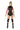 Black and Red Ninja Striker Cosplay Costume