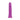 RealRock 7" Slim Dildo Glow in the Dark - Neon Purple