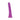 RealRock 8" Slim Dildo Glow in the Dark - Neon Purple