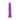 RealRock 8" Slim Dildo Glow in the Dark - Neon Purple