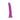 RealRock 9" Slim Dildo Glow in the Dark - Neon Purple