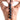 Man holding Master Series Black Baller Anal Beads on his back against a white background