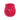 Red silicone Adam & Eve Eve's Ravishing Suction Rose Vibrator with 'Adam & Eve' logo on a white background