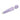Purple wand vibrator with LED lights on a white background