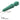 Green USB rechargeable wand vibrator on a white background