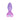 Purple Adam & Eve Rotating Rose Anal Plug on a white background