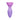Purple Adam & Eve Rotating Rose Anal Plug on a white background