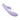 Purple silicone rabbit vibrator on a white background