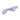 Purple silicone rabbit vibrator on a white background