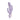 Purple silicone rabbit vibrator on a white background