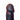 A black and red marbled thrusting dildo stands upright, showing the head against a white background, showcasing its detailed texture and realistic design.