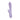 Purple silicone flexible rabbit vibe on a white background