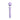 Purple handheld massager on a white background