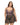 Woman wearing a floral lingerie set with sheer skirt on a white background