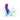 Rave G-Vibe Curved Massager G-Spot Vibe Purple/Blue