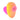 Gradient pink to orange ROMP Kiss Air Pulse Clitoral Stimulator on a white background