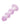 Lavender Haze Beaded Anal Plug - Lavender/White