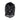 Black lace hood on a white background