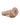 Blush Au Naturel Big Boy 10 in. Posable Dual Density Dildo with Balls & Suction Cup Beige