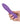 Gia Dual Flicker Vibrator - Purple