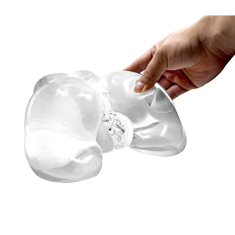 Peek-A-Booty Crystal Clear | Realistic Dual-Entry Masturbator Adult Toy Box Peek-A-Booty Crystal Clear | Realistic Dual-Entry Masturbator Adult Toy Box