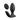 Black silicone butt plug with remote control on a white background