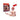 Anime-style love doll with packaging and close-up of red rope on a white background