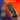 Hand holding a Arcwave Orbit Rotating Masturbator with text about its ease of cleaning on an orange and blue gradient background.