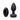 Black butt plug with remote on a white background