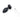Black butt plug with USB cable on a white background