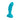 Turquoise silicone prostate massager on a white background