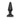 Black silicone butt plug with 'b-Vibe' branding on a white background