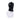 Black faux leather hood on a white mannequin head against a white background