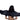 Black angel wings worn by a person on a white background