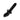 Black silicone prostate massager on a white background