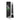 A black handheld personal massager with a flexible black silicone head stands next to its tall black retail box on a clean white background. The box features the brand name 'DOXY' in bright green and gray abstract wave graphics.