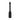 Black paddle on a white background