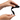 A close-up of a person's hands holding a black, curved personal massager against a solid white background.