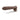 Brown Au Naturel Daddy 14 in. Posable Dual Density Dildo with Balls on a white background