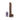 Brown Au Naturel Daddy 14 in. Posable Dual Density Dildo with Balls with a soda can labeled 'blush' on a white background