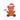 Brown Teddy bear wearing a Santa hat, red mask, and plaid accents on a white background