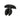 Black silicone butt plug on a white background
