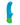 Rave Ridged-G G-Spot Vibrator Blue/Green