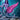 pink and blue gradient Creature Cocks Plug-Topus Silicone Butt Plug